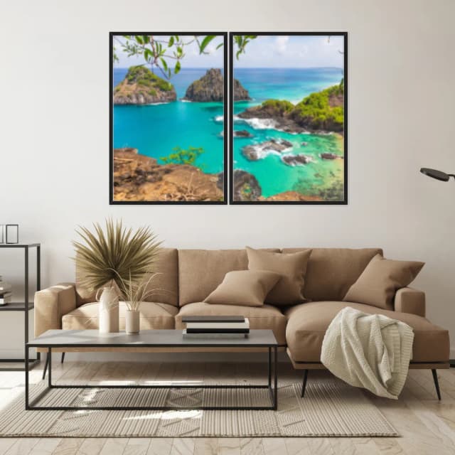 Kit Quadros Decorativos Ilha