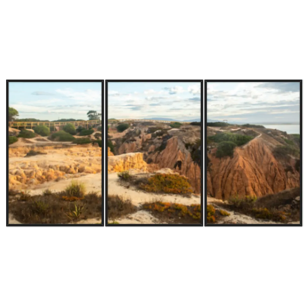 Kit Quadros Decorativos Rocha