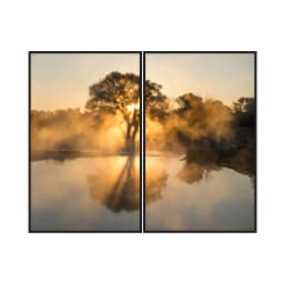 Kit Quadros Decorativos Pôr Do Sol