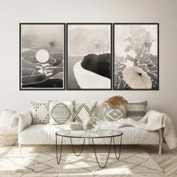 Kit Quadros Decorativos Pintura De Mar