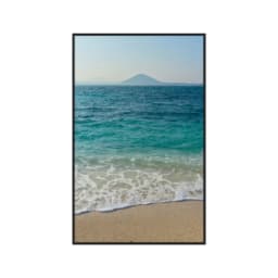Quadro Decorativo Mar Azul Com Montanha