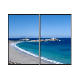 Kit Quadros Decorativos Mar Com Pedras