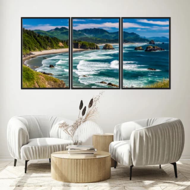 Kit Quadros Decorativos Mar