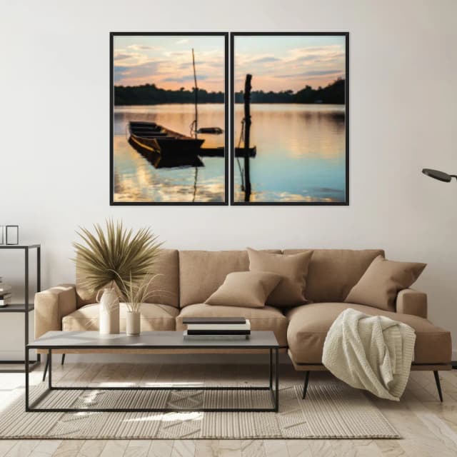 Kit Quadros Decorativos No Mar