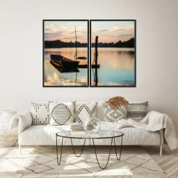 Kit Quadros Decorativos No Mar