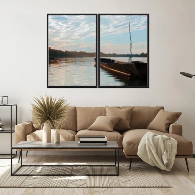 Kit Quadros Decorativos Beira Do Mar