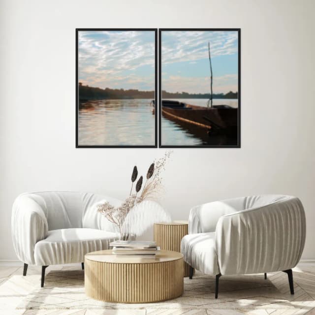 Kit Quadros Decorativos Beira Do Mar