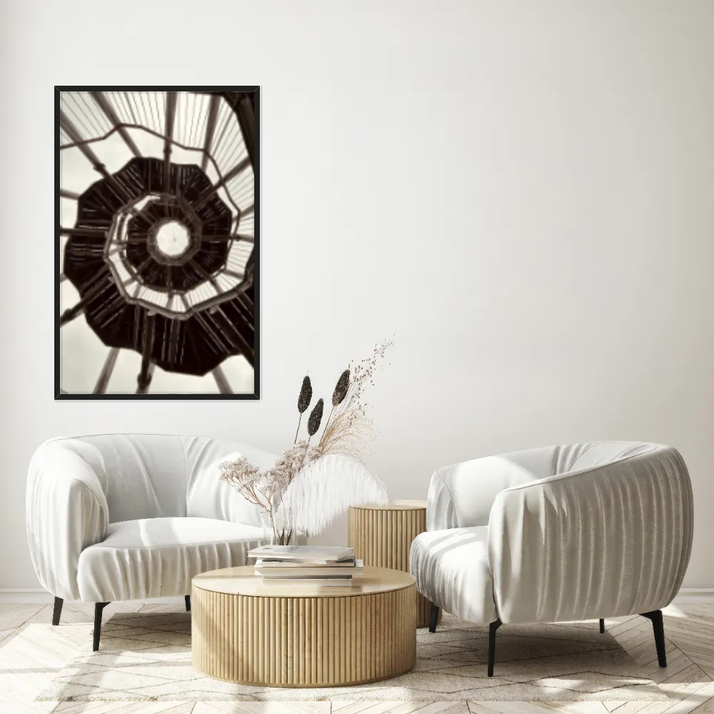 Quadro Decorativo Escada Espiral Conceitual