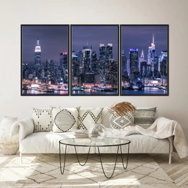 Kit Quadros Decorativos Manhattan Nova York