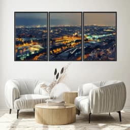 Kit Quadros Decorativos Cidade De Paris