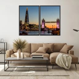 Kit Quadros Decorativos Tower Bridge Londres