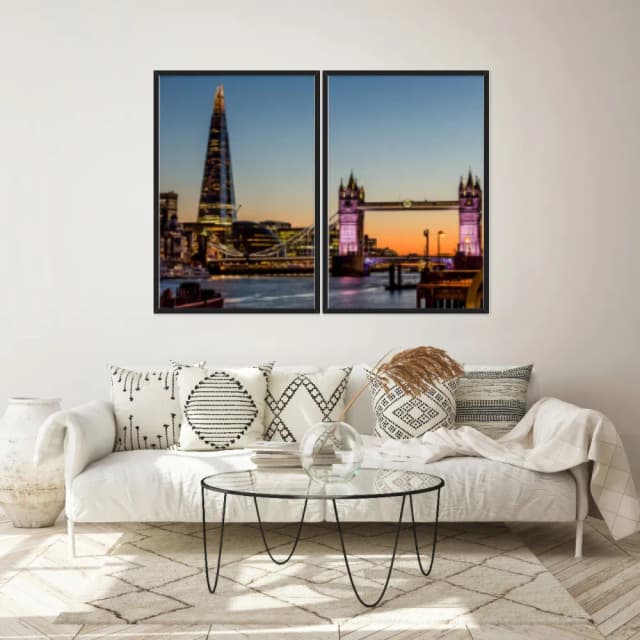 Kit Quadros Decorativos Tower Bridge Londres