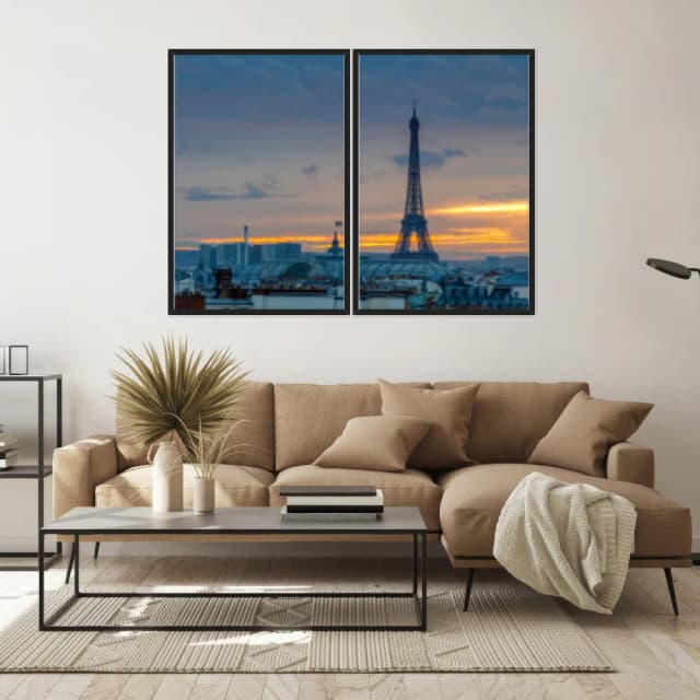 Kit Quadros Decorativos Torre Eiffel