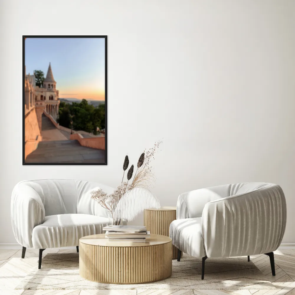 Quadro Decorativo Bastiao Dos Pescadores Budapeste