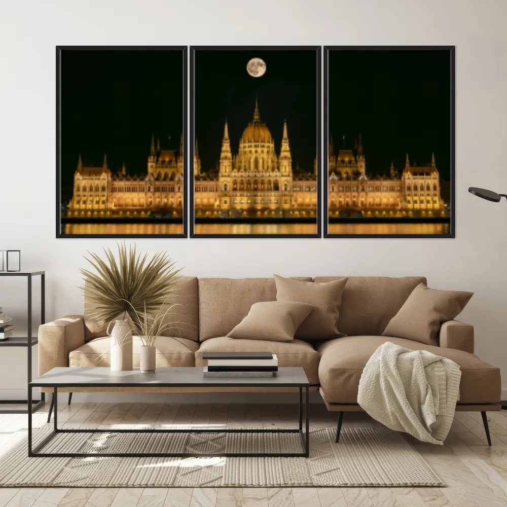 Kit Quadros Decorativos Parlamento Budapeste