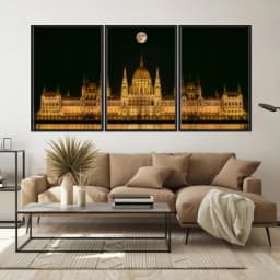Kit Quadros Decorativos Parlamento Budapeste