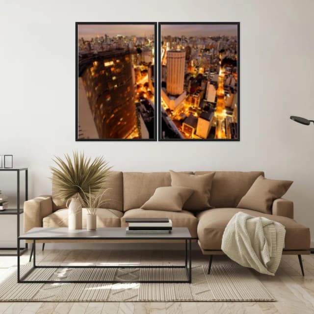 Kit Quadros Decorativos Predios De Sao Paulo