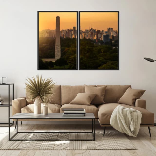 Kit Quadros Decorativos Ibirapuera Sao Paulo 5