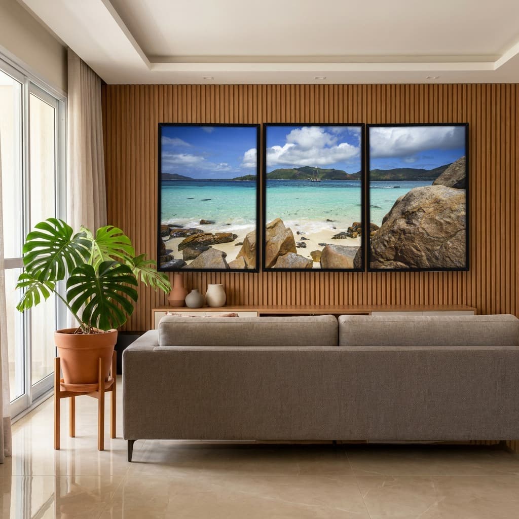 Kit Quadros Decorativos Praia