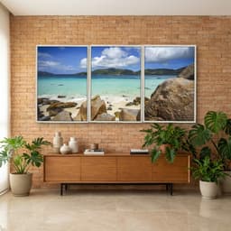 Kit Quadros Decorativos Praia