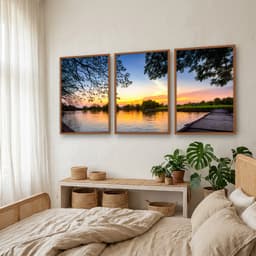 Kit Quadros Decorativos Passarela