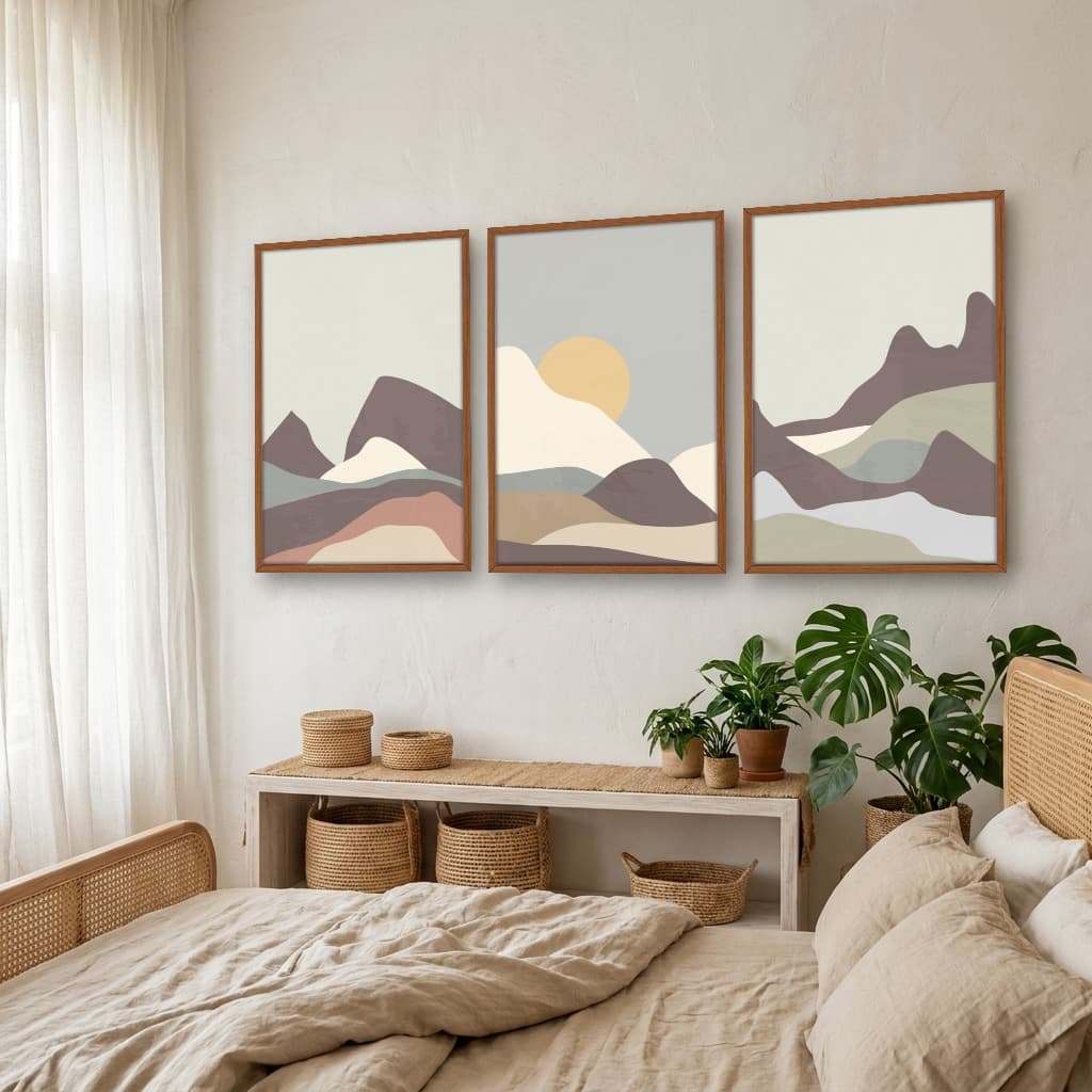 Kit Quadros Decorativos Montanha