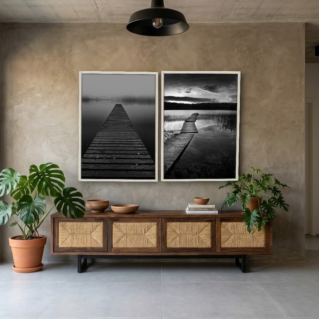 Kit Quadros Decorativos Passarela