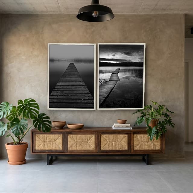 Kit Quadros Decorativos Passarela