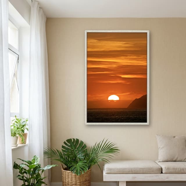 Quadro Decorativo Pôr Do Sol