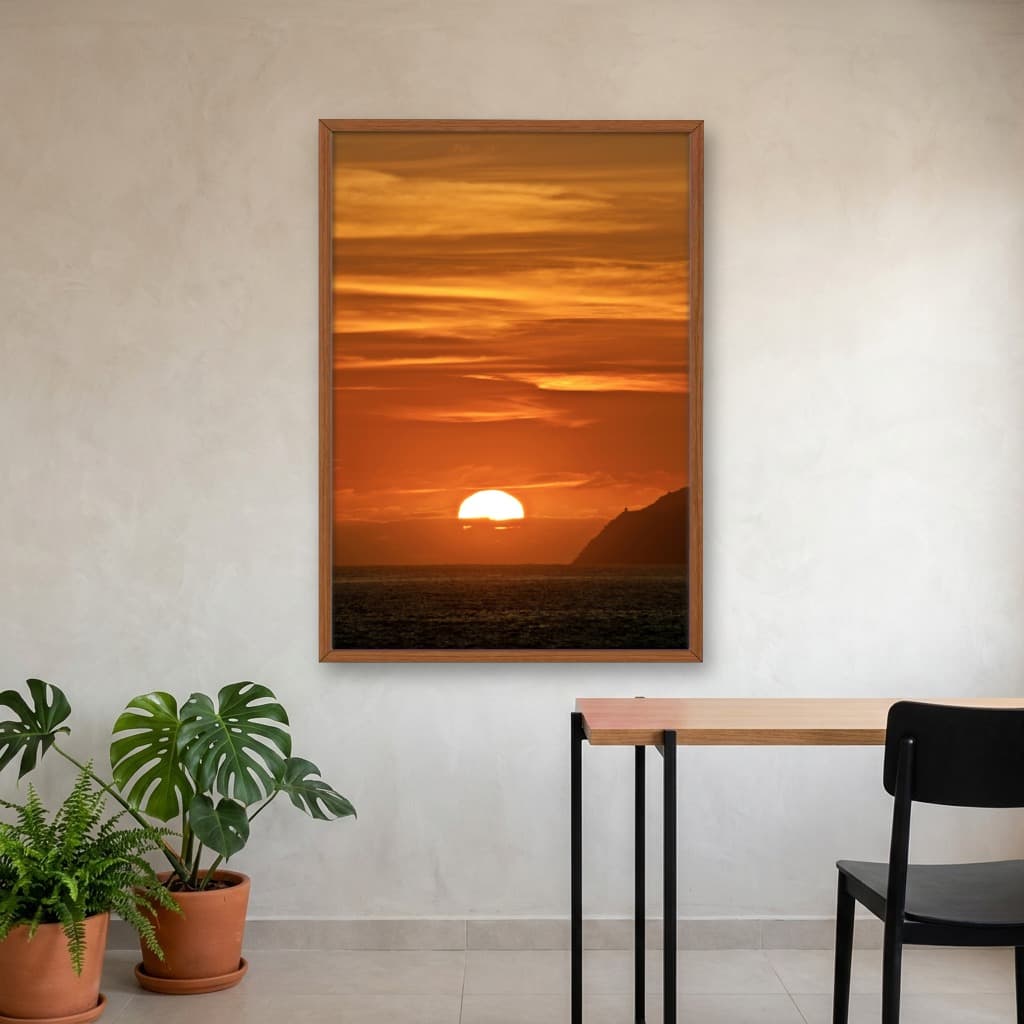 Quadro Decorativo Pôr Do Sol