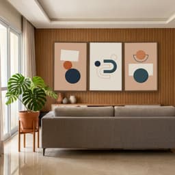 Kit Quadros Decorativos Geométrico