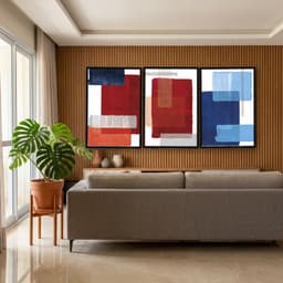 Kit Quadros Decorativos Pinceladas