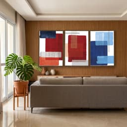 Kit Quadros Decorativos Pinceladas
