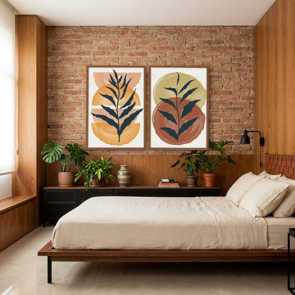 Kit Quadros Decorativos Tropical