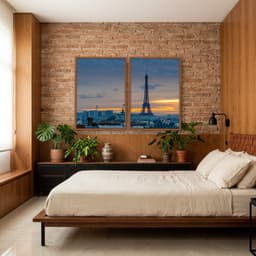 Kit Quadros Decorativos Torre Eiffel