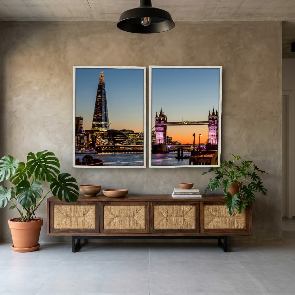 Kit Quadros Decorativos Tower Bridge Londres