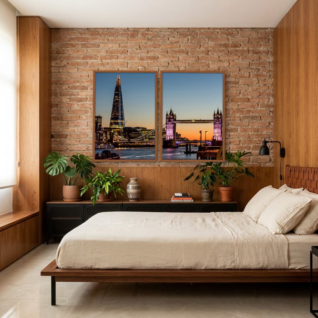 Kit Quadros Decorativos Tower Bridge Londres