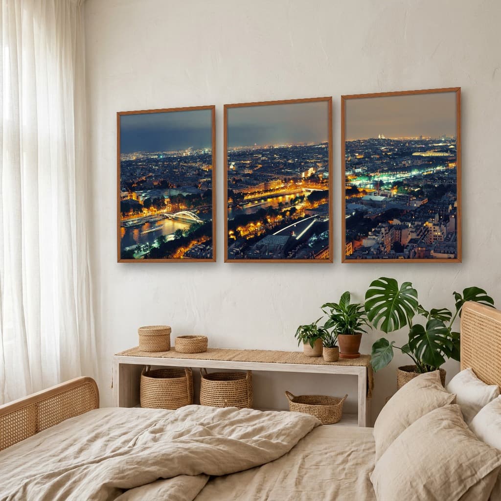 Kit Quadros Decorativos Cidade De Paris