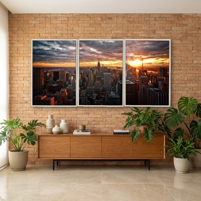 Kit Quadros Decorativos Manhattan Nova York