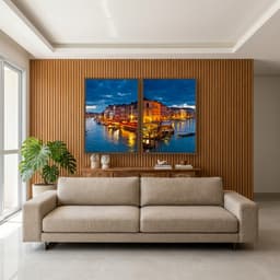 Kit Quadros Decorativos Grande Canal Veneza