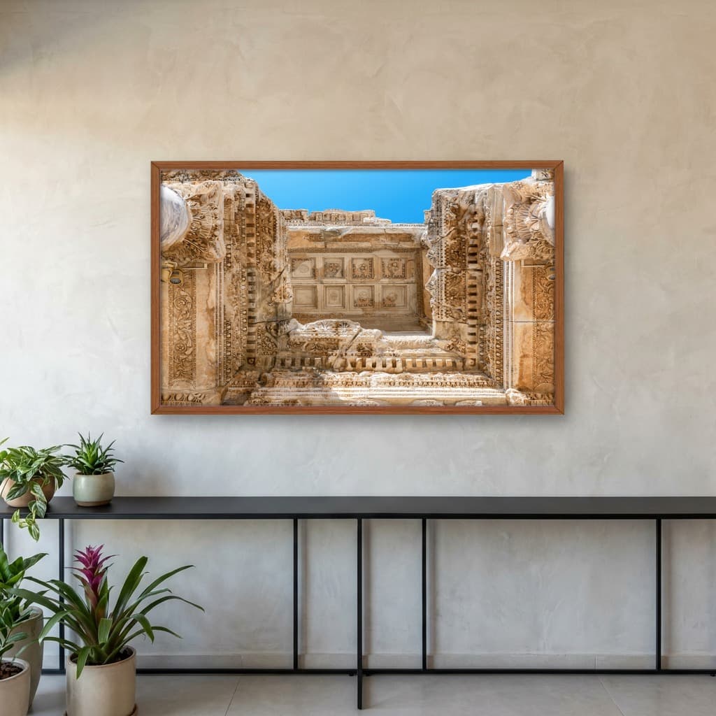 Quadro Decorativo Ruinas Da Biblioteca Celsius