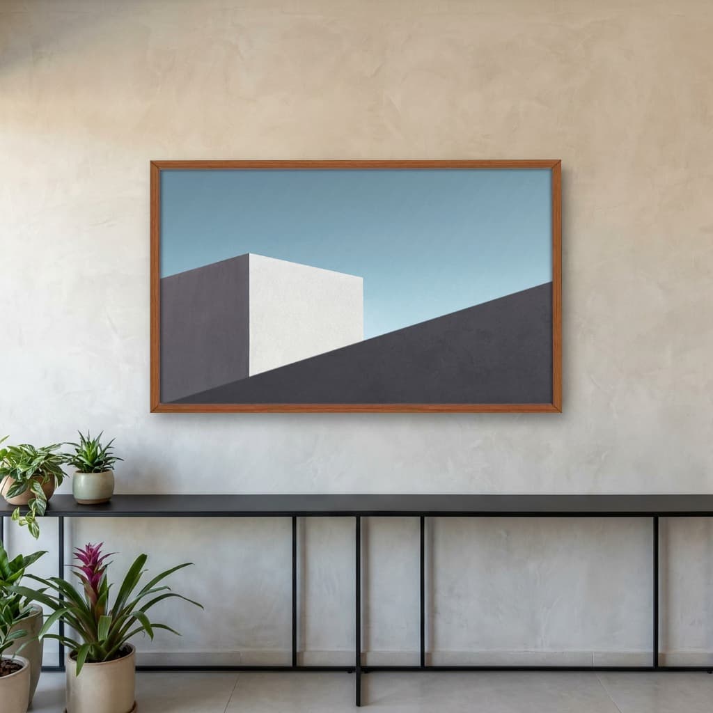 Quadro Decorativo Construção Geométrica