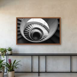 Quadro Decorativo Escada Espiral Conceitual