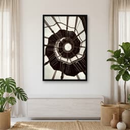 Quadro Decorativo Escada Espiral Conceitual