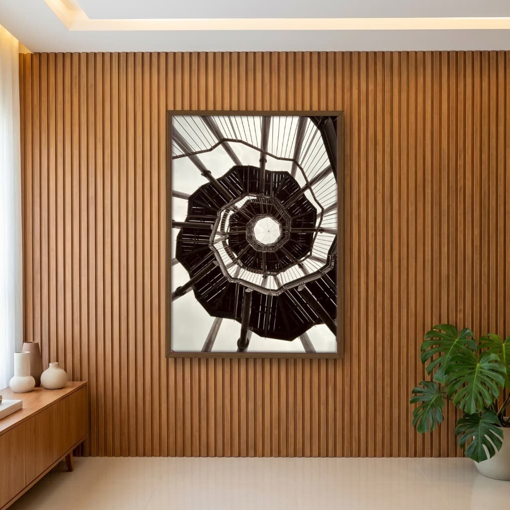 Quadro Decorativo Escada Espiral Conceitual