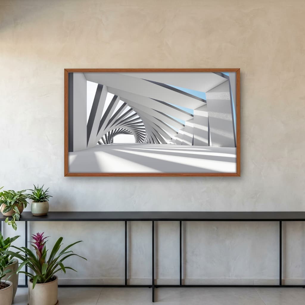 Quadro Decorativo Construção Geométrica