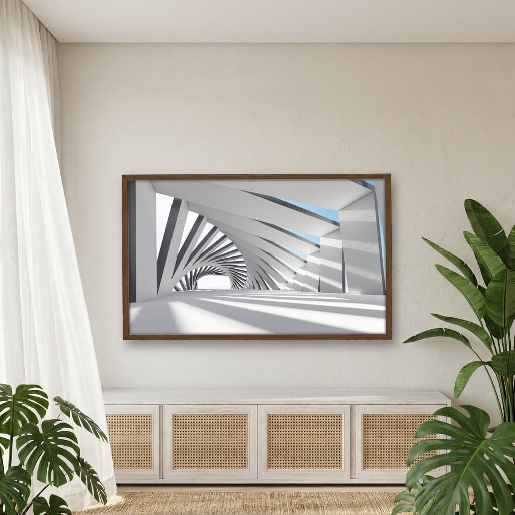 Quadro Decorativo Construção Geométrica