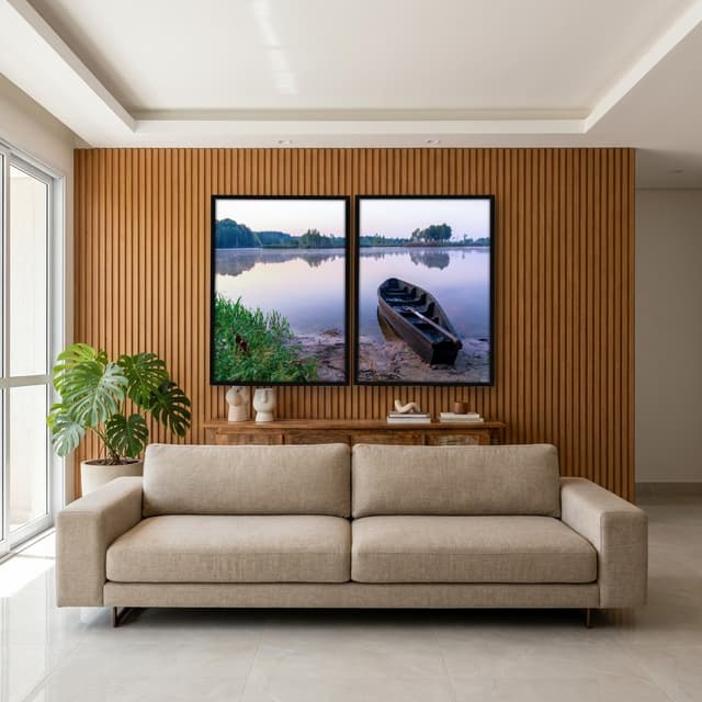 Kit Quadros Decorativos Na Areia