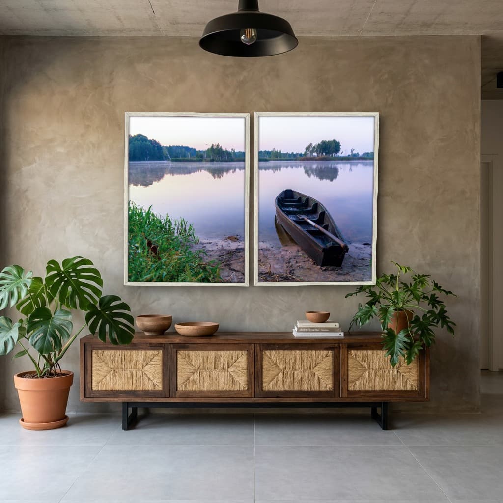 Kit Quadros Decorativos Na Areia