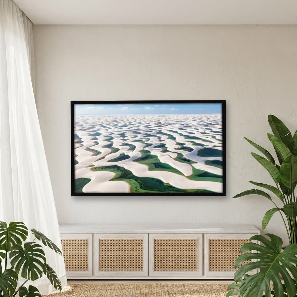 Quadro Decorativo Dunas De Areia Branca